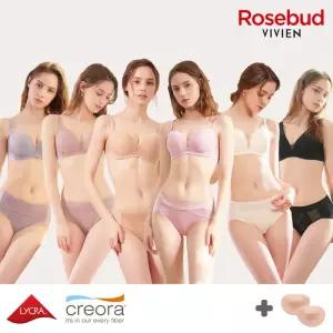 방송히트비비안 로즈버드 153 스킨 앤 누디 노와이어 브라팬티 세트13종