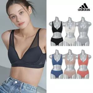 [하프클럽/아디다스 언더웨어]퍼포먼스 여성 4차 브라팬티 2종 택일