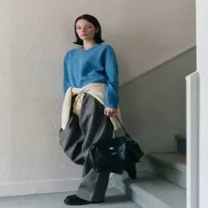 BESTAUBE 가죽 오브 장식 숄더백 M 블랙 JABA6E103BK 432312 질스튜어트 뉴욕