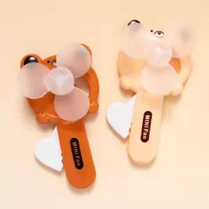 곰돌이 미니 손선풍기 민화샵 2종 랜덤 어린이집 단체 선물 여름물놀이