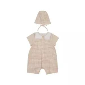 아가방 TC01 여름 노아체크반팔우주복(모자)(BEIGE) 01T32750221 (47926572)