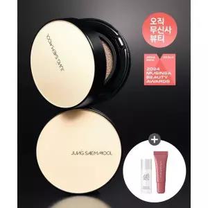 JUNGSAEMMOOL 에센셜 스킨 누더 쿠션 리필포함 베이스프렙 8ml + 미니 세럼 글로스 #로즈도즈 4160879