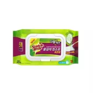 3M 물걸레 청소포 더블액션 표준형 20매 3M물걸레청소포 3M표준형청소포 3M밀대걸레청소포