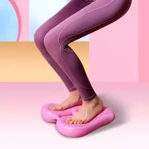에어 밸런스쿠션 코어근육강화 공기주입 에어펌프포함 발란스쿠션 밸런스보드 밸런스패드