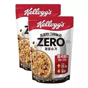 [셀러허브 식품]켈로그  프로틴 그래놀라 제로슈거  350g x 2개 (51623020)