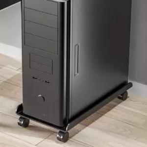 PC 받침대 이동식 데스크탑 컴퓨터 본체 선반 거치대 다이