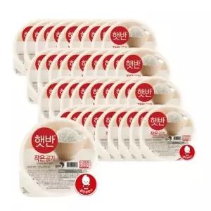 즉석밥 백미 작은공기 130g 36입