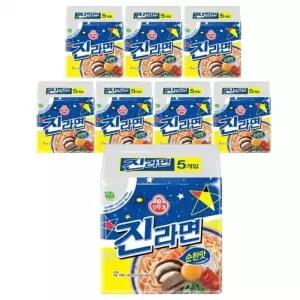 오뚜기 진라면 순한맛 멀티팩(120g5개입) x 8팩(총40개입)