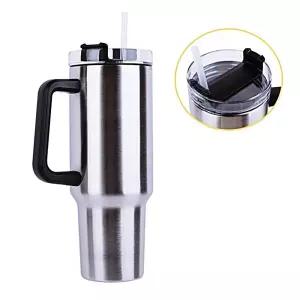 휴대용 커피 1160ml 빨대포함 손잡이 텀블러 음료통 보온보냉 스텐 병 데일리