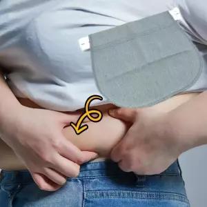 임산부 바지확장 연장벨트 연청색 임산부바지확장 임산부바지벨트