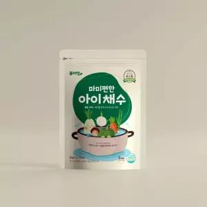 퓨어잇 마미편한 아이채수 4gx10개 이유식 육수 국내산 100 유아식 물아기국 재료 아이밥 식사 만들기 간편