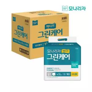 모나리자 액티브 그린케어 언더웨어 중형 10매 8팩