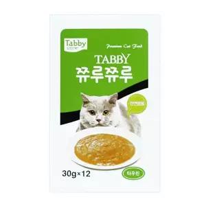 [하프클럽/셀럽하우스]쮸루쮸루 30gx12개입 고양이 간식 타우린