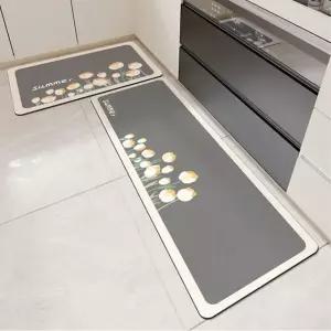 빨아쓰는 규조토 주방발판 발매트 주방매트 욕실매트 세트 2종 싱크대발판