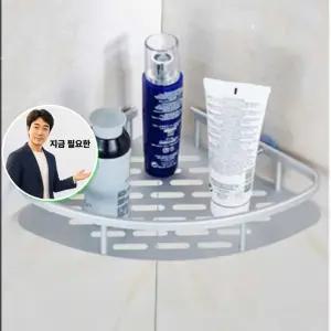 지금 필요한 코너 수납 무타공 화장실 일자 욕실 선반 스텐 침대협탁