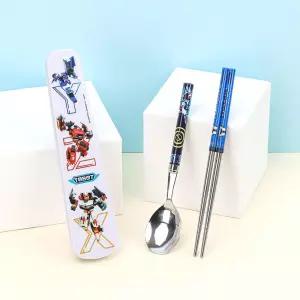 또봇 주니어 슬림진공 스텐수저케이스세트캐릭터식기 아동 유아