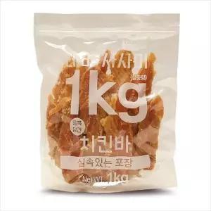 [하프클럽/셀럽하우스]D18 Tabby 테비사사미 실속포장 (1kg 치킨바)