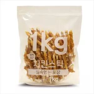 [하프클럽/셀럽하우스]D18 Tabby 테비사사미 실속포장 (1kg 치킨스틱)