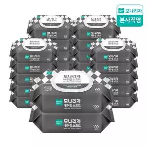 모나리자 내추럴 소프트 물티슈 (캡형) 100매*24팩