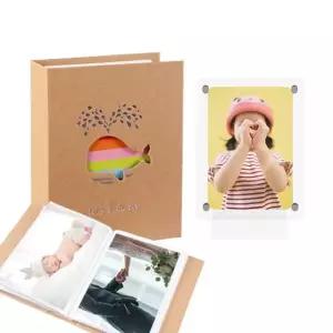 포켓앨범+자석액자 크라프트앨범 엽서사이즈 네컷보관 고래 4X6 [aF78FE1]