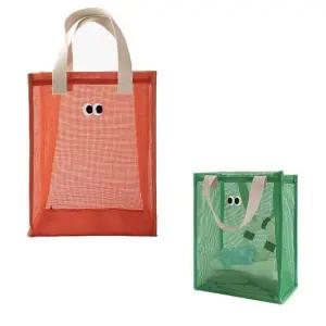 메쉬 비치백 그물 물놀이 330MM KIDS 비치백 여행가방 보스턴백
