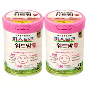 파스퇴르 위드맘 제왕 분유2단계 750g 2개