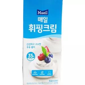 휘핑크림(매일유업 동물성 35프로 1K) X12