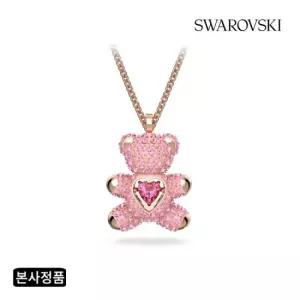 [본사정품] Teddy Heart 핑크 로즈골드 목걸이 5642976