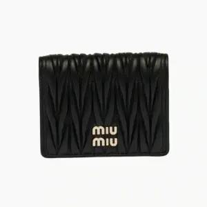 [명품] 5MV204 AFPP F0002 마테라쎄 반지갑 블랙 5MV204 2FPP F0002