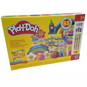 HASBRO 해즈브로 플레이도우 점보 컬러 찰흙놀이 컬렉션 65캔 코스트코