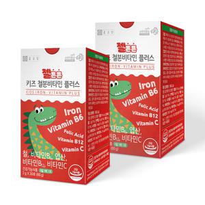 종근당 젤튼튼 어린이 철분 비타민 플러스 30포 2개 / 2개월분 유아 아이 키즈 초등학생 청소년 철분제