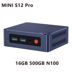 Beelink Mini S12 Pro Alder Lake N100 미니 PC DDR4 16GB 500GB WIFI6 BT5.2 게이머 컴퓨터 미니 S N5095
