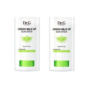 닥터지 그린마일드업 무기자차 저자극 선스틱 2개 20g+20g