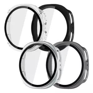 갤럭시 워치 9 8 44mm 40mm 풀커버 강화유리 풀글라스 케이스 스마트 워치 케이스