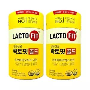 [종근당건강] 생유산균 락토핏 골드 2g X 50포 2통 dn
