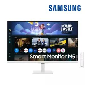 삼성전자 삼성 M5 M50F LS27FM501EKXKR 68.6cm(27인치) 화이트 스마트모니터 컴퓨터모니터