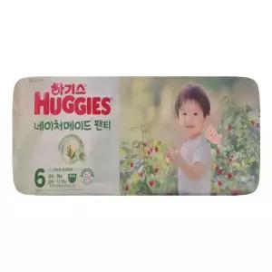 2025 하기스 네이처메이드 팬티형 기저귀 남아용 6단계 38p X 1팩