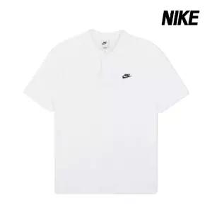 나이키 반팔티 클럽 숏슬리브 폴로 티셔츠 남성 화이트 FN3895-100