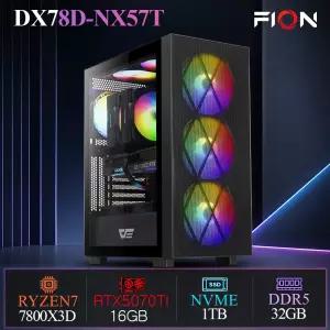 파이온PC 라이젠7 7800X3D RTX5070Ti 32G SSD 1T 조립PC 게이밍 컴퓨터 고성능 데스크탑 본체 배그 로아 롤 아이온2 데스크탑