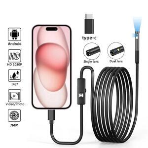 귀이개내시경 귀후비개 귀파개 귀지 제거 카메라 귀청소 0MM IP67 방수 내시경 LED PC 듀얼 안드로이드 검사 전화