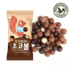 산과들에 초코토리초코볼 x100봉 초콜릿 간식 과자