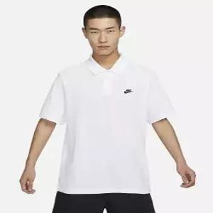 나이키 FN3895-100 스포츠상의 클럽 반소매 폴로셔츠 M - 화이트:블랙 3976053