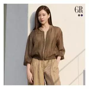 조르쥬 레쉬 런칭가 74,900원 26SS 리오셀 블렌디드 시스루 집업 자켓 3종 404256