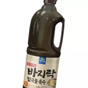 면사랑 바지락 육수 1.8l 해물 바지락밀 밀국물 육수 칼국수 찌개