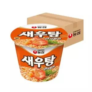 농심 새우탕 큰사발면 115g (컵라면/16개/BOX)