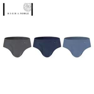BYC 하이앤노블 3매입 맥시 남성 면스판 삼각팬티 세트 MNS1001