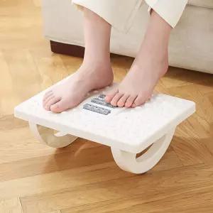 스윙 발받침 지압발판 스툴 의자 발받침대 DD-12864/발바닥/3개/롤러/마사지/사무실/책상/바닥/풋/레스트