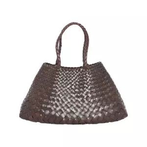 공식수입드래곤디퓨전 26FW 산타 크로체 빅 여성 토트백 8892 DK BROWN