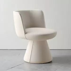 기능성 카페 패브릭 크림 소파 의자 리빙다이닝 회전식
