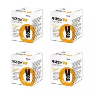 케어센스N 혈당시험지 [50매x4통] 200매 측정 검사지 혈당스트립 D